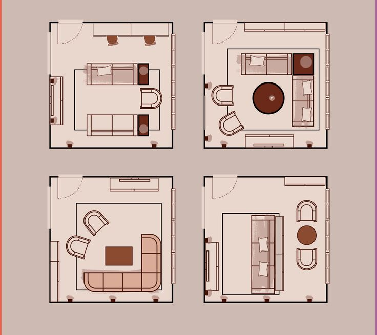 furniture arrangement layouts Different furniture arrangement layouts
